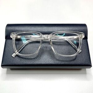 Warby Parker Chamberlain M500 Eyeglass Frames 50-18 140 Crystal Color with Case